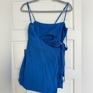 Jumpsuit blue dress Zara